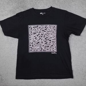 Uniqlo Shirt Men's M Black UT Archive Keith Haring Graphic Tee Short Sleeve Art